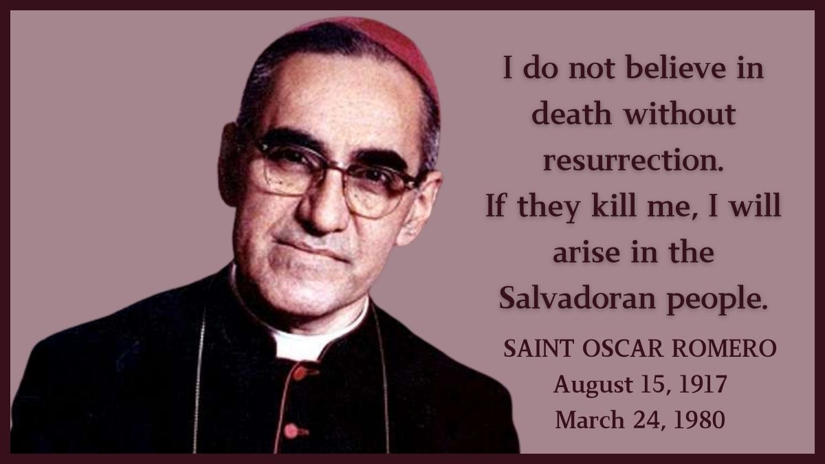 St. Oscar Romero, prophet and martyr – Pax Christi USA