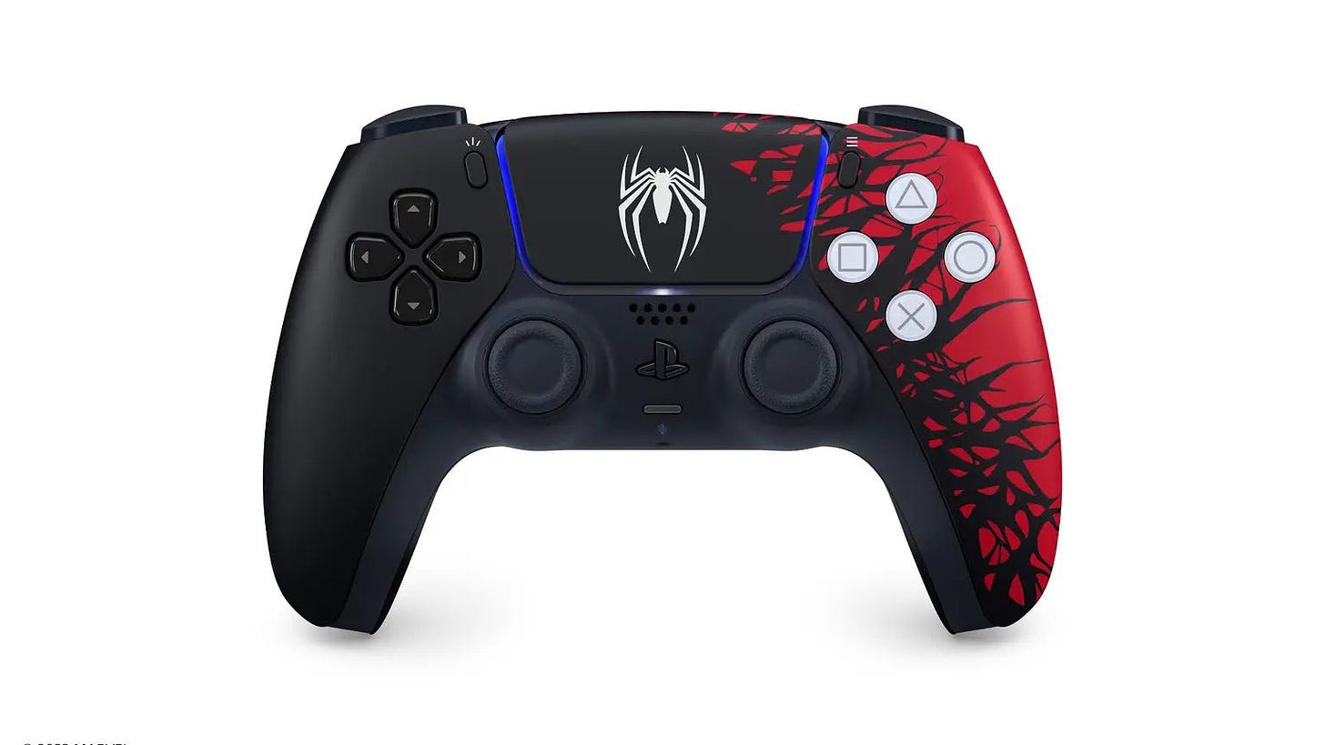 Spider-Man 2 PS5 controller