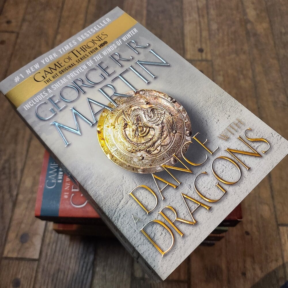 A Song of Ice and Fire Series: A Dance With Dragons by George RR Martin  (Book 5) — Kards Unlimited