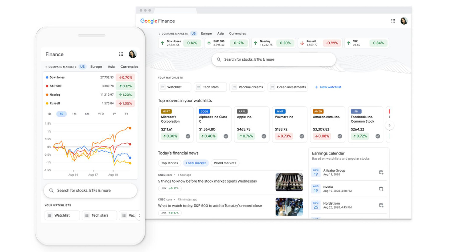 Google Finance becomes easier to use following design overhaul | TechRadar
