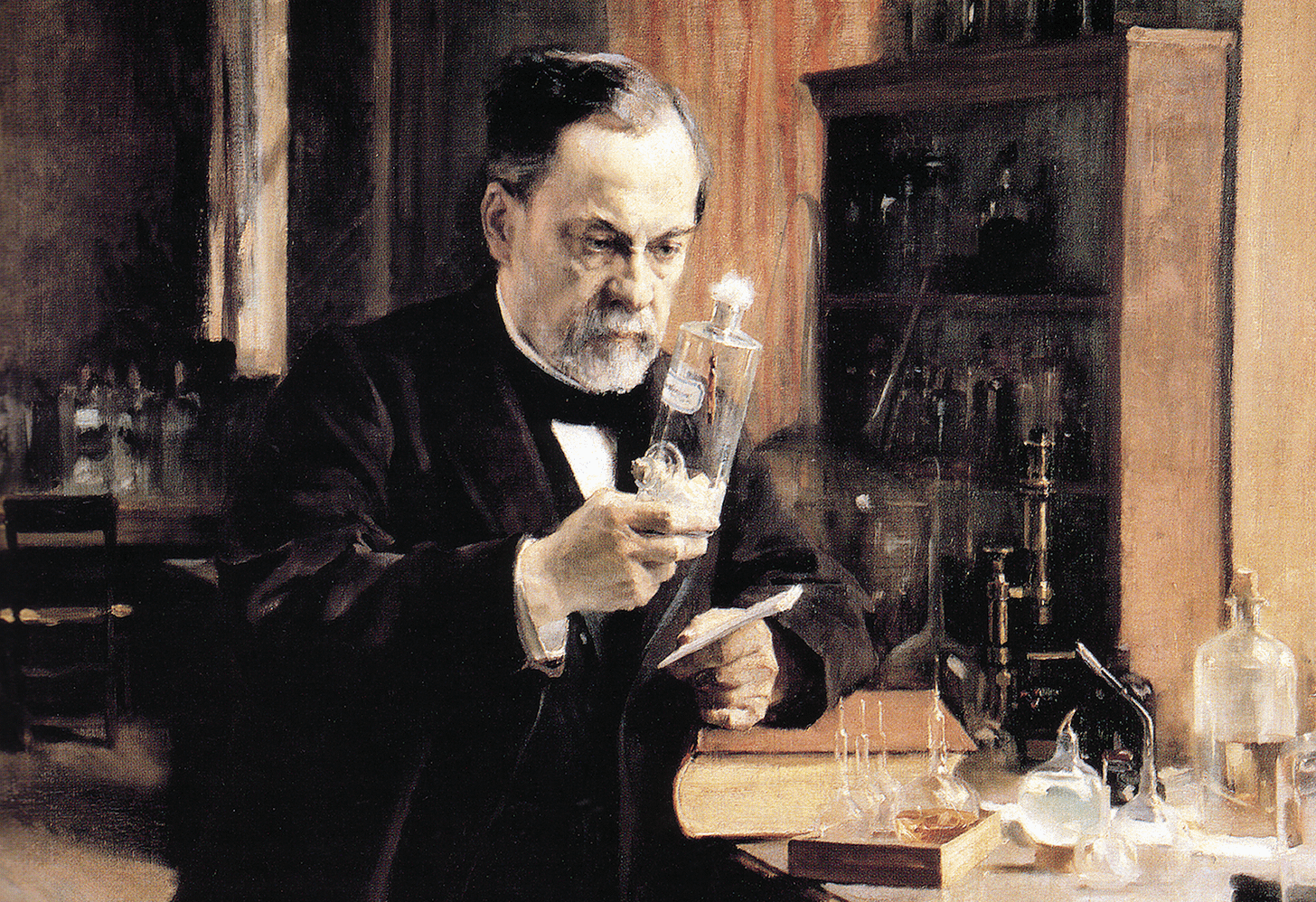 A man with a chemistry set