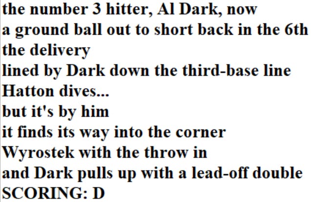 Diamond Mind Baseball Play By Play