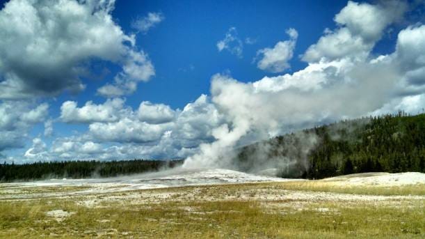 Old Faithful geyser, Yellowstone