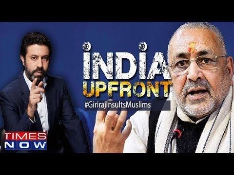 Union Minister Giriraj insults Muslims, Opposition outraged | India Upfront With Rahul Shivshankar