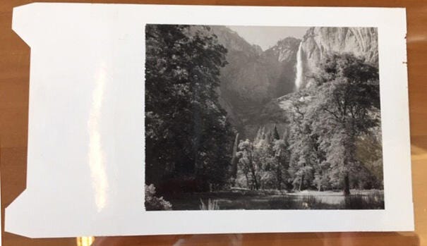 A test photograph of Yosemite.