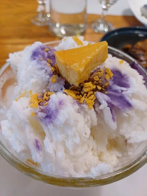 Vanilla Halo-Halo at Kuya J Restaurant SM City Fairview