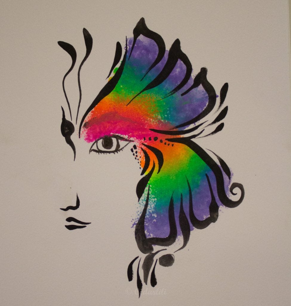 Rainbow Butterfly_