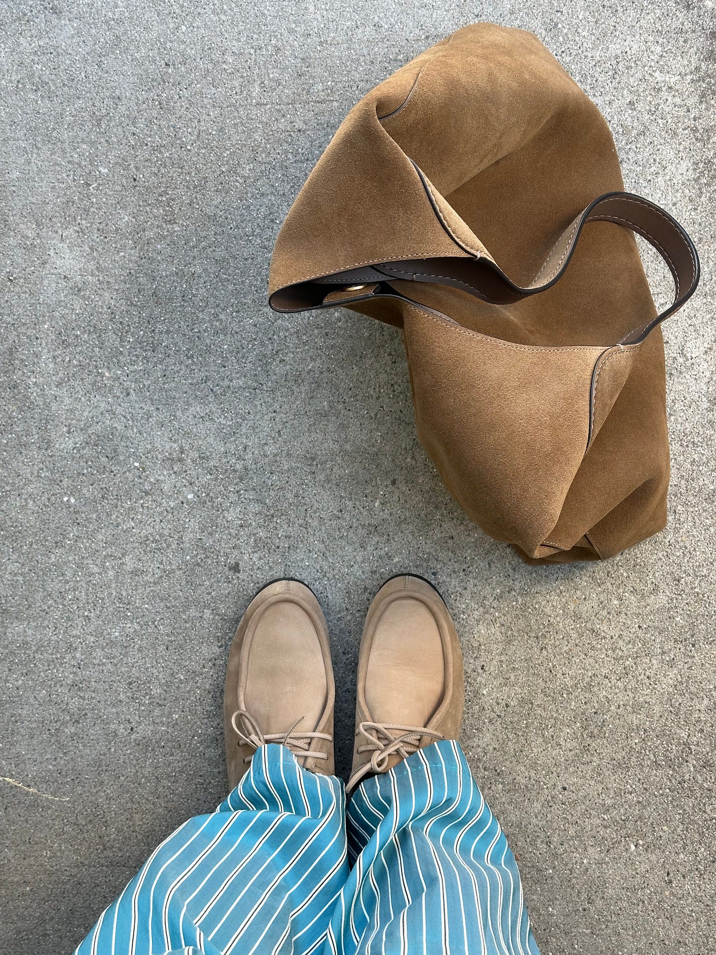 jamie haller suede loafers