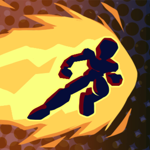 Fiery icon with a humanoid inside a fireball denoting the charge ability.