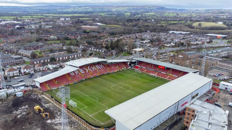 Wrexham stadium name, capacity, cost, and expansion: Where Ryan Reynolds  club plays and why ground is under construction | Sporting News Canada
