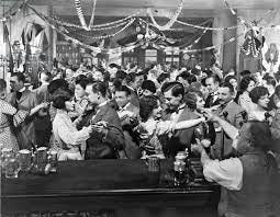 Image of Hollywood, California: c. 1923 A festive party scene from an early