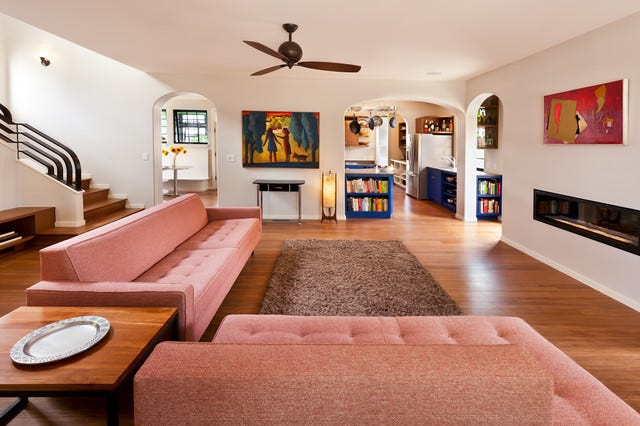 Streamline Moderne - Contemporary - Living Room - Denver - by TRAD Design +  Build | Houzz