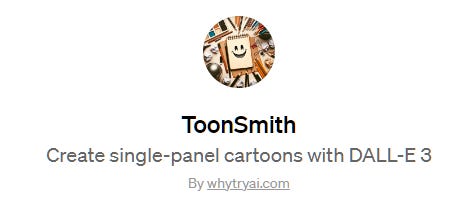 ToonSmith: Create single-panel cartoons with DALL-E 3