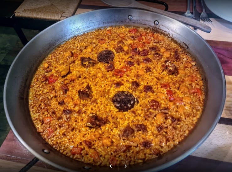 Arroz al horno al estilo alicantino