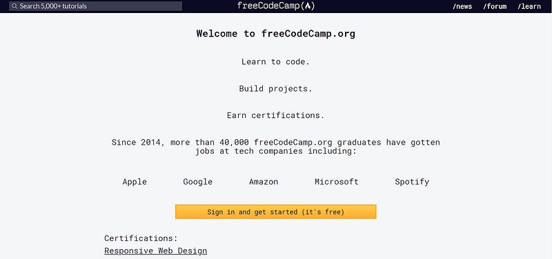 learn to write code with FreeCodeCamp