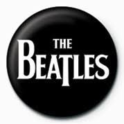 Button, badge BEATLES (WHITE LOGO ...