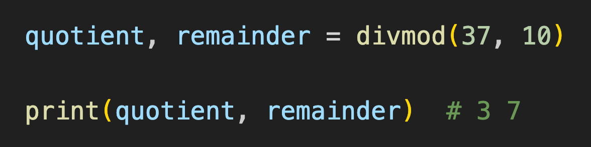 assignment operator precedence python