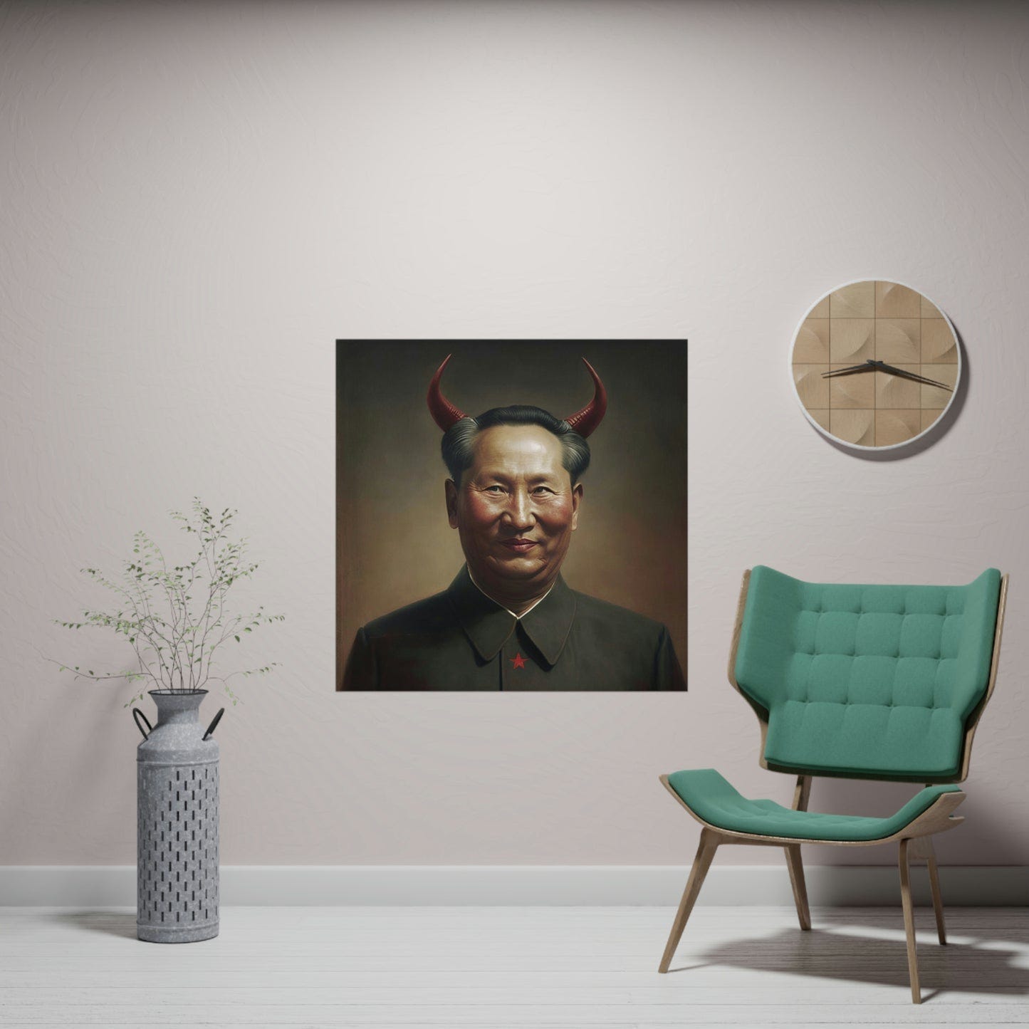 Portrait of The Great Leader Matte Paper Poster