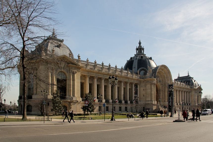 facade of petit palais paris 6 march 2015