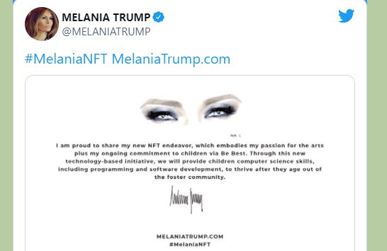 Melania Trump startet eigene NFT-Plattform für guten Zweck - kleinreport.ch