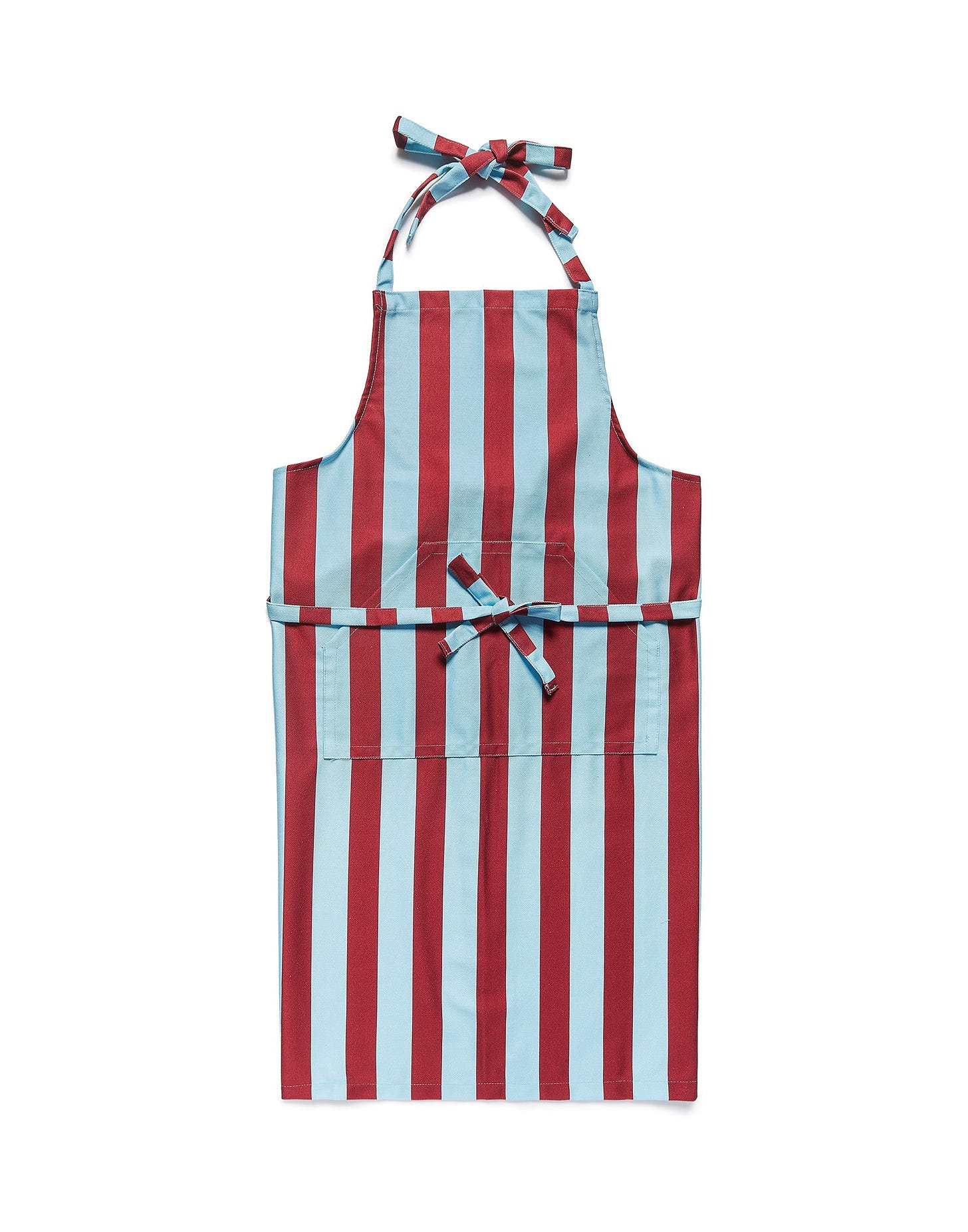 La DoubleJ Apron Riga Bordeaux - Azzurro APR0001COT018RIG0012