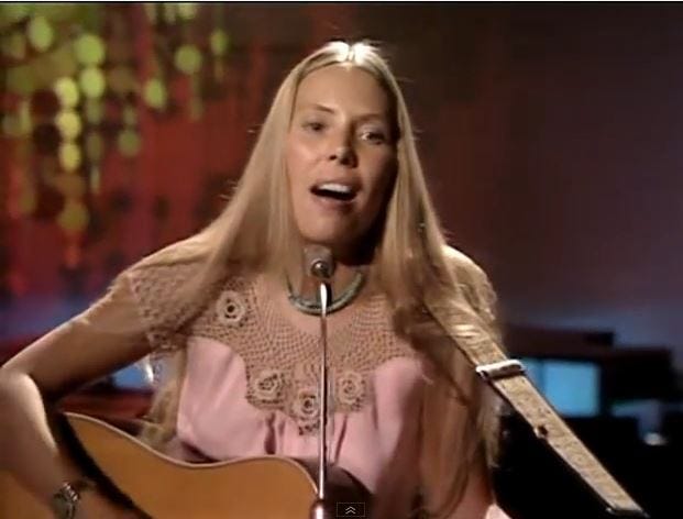 Now Playing: Joni Mitchell Sings the Songs of Joni Mitchell – Busy Being  Free – BBC 1970 | Talk From The Rock Room