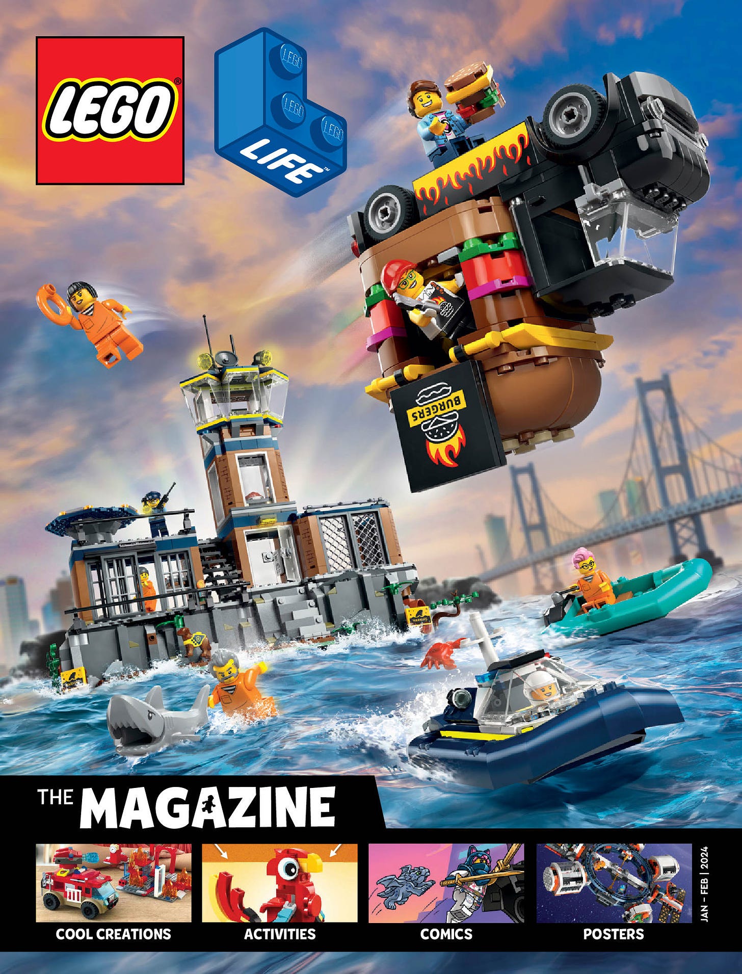 The cover of the latest LEGO® Life Magazine