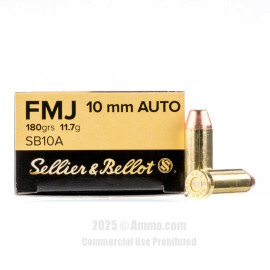 Image of Sellier & Bellot 10mm Ammo - 1000 Rounds of 180 Grain FMJ Ammunition