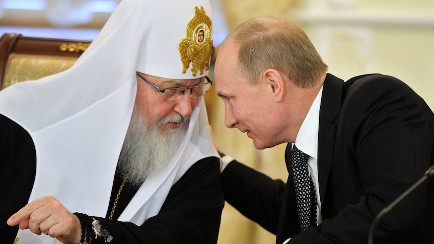With his luxury watch and murky Soviet past, Patriarch Kirill is Putin's  spiritual leader and power broker - ABC News