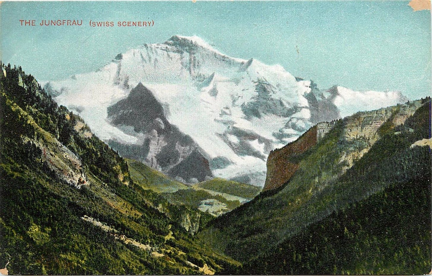 The Jungfrau Swiss Alps Mountains Postcard | Europe - Austria - Other /  Unsorted, Postcard / HipPostcard