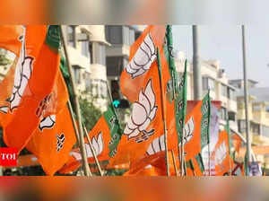 BJP flag.
