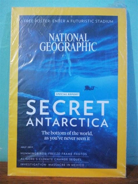 National Geographic Secret Antartica Back Issue | Lazada PH