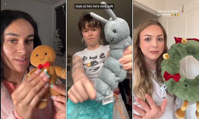 Why Millennials are going wild for Jellycat toys: Adults can't get enough  of cute children's plushies shaped like avocados and coffee cups (and  they'll set you back up to £1,000) | Daily