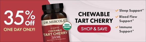 Get 35% Off on Organic Chewable Tart Cherry