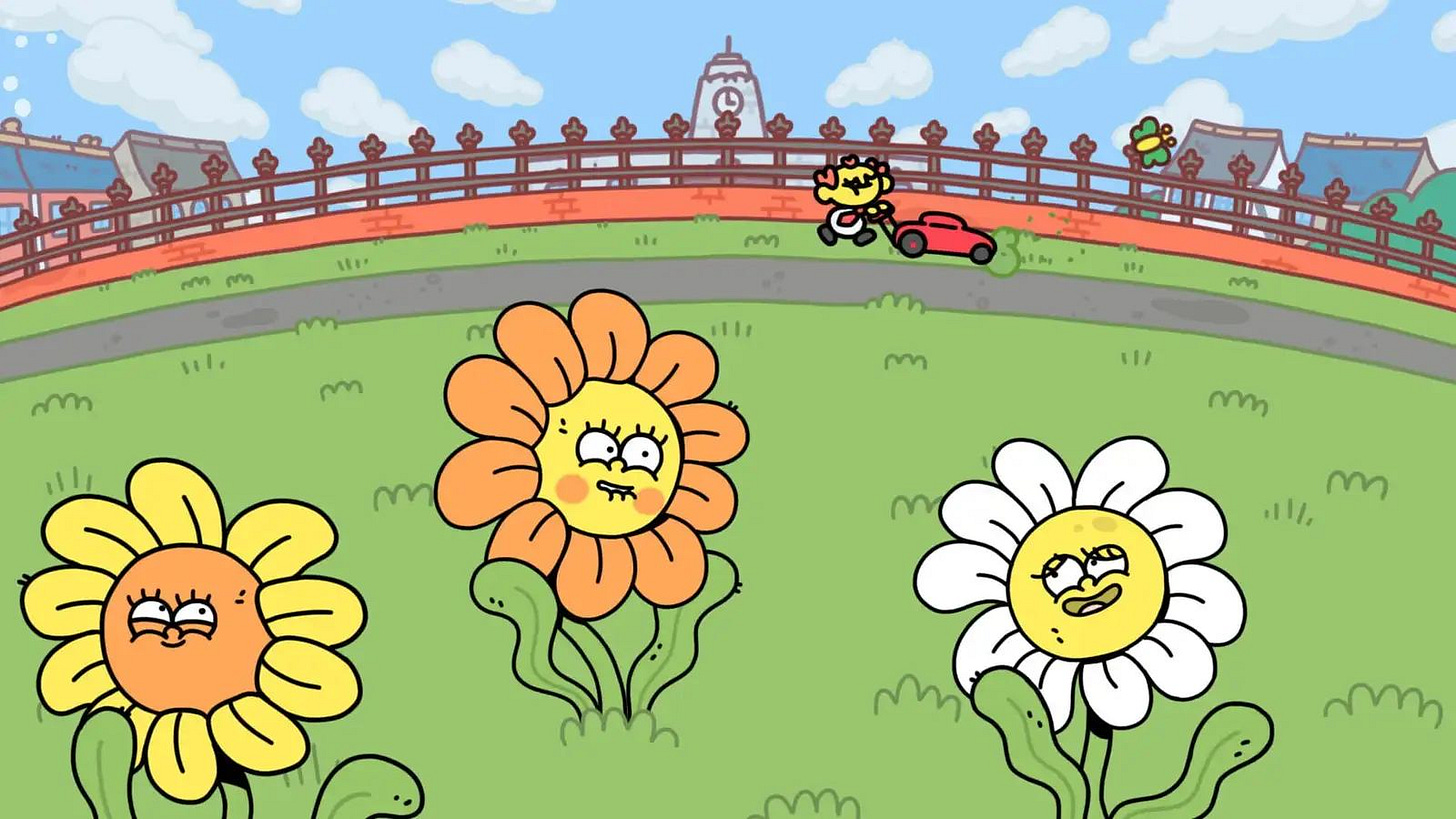 May be an illustration of flower and text