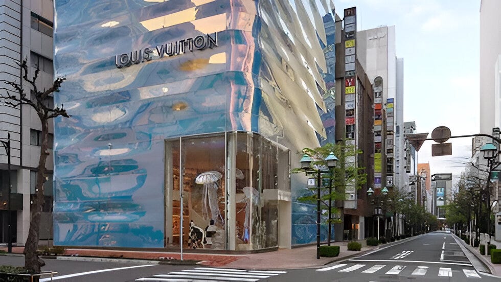 Louis Vuitton in Ginza
