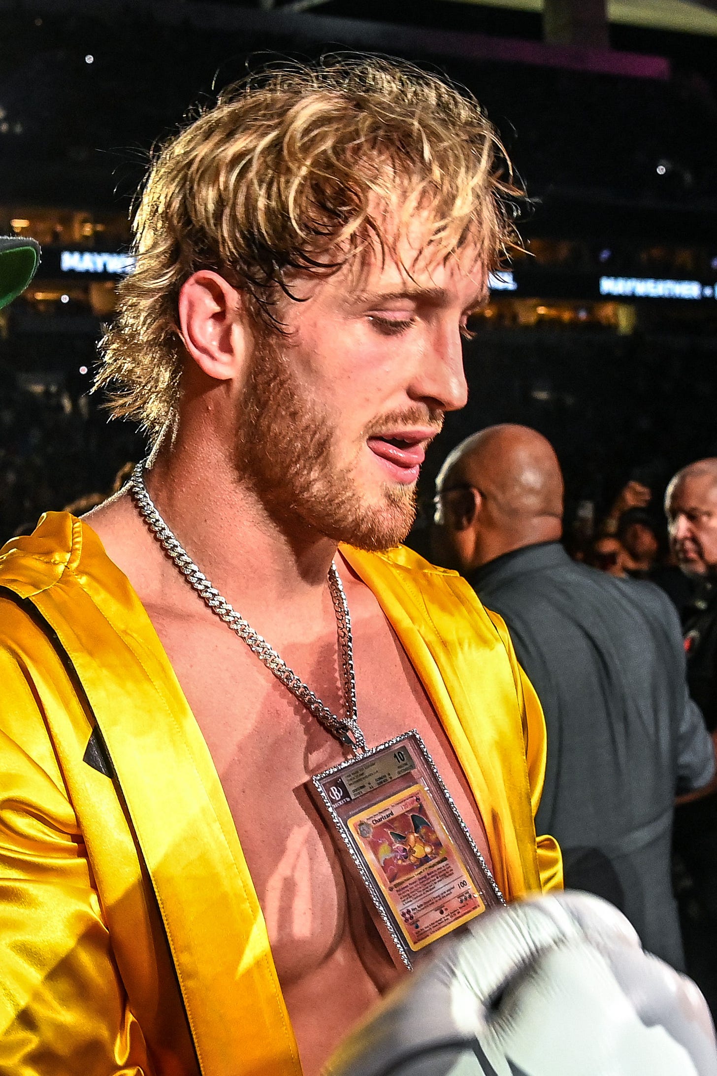 Logan Paul fears he spent £2.8MILLION on fake Pokemon cards after wearing  lucky one during Mayweather fight | The Sun