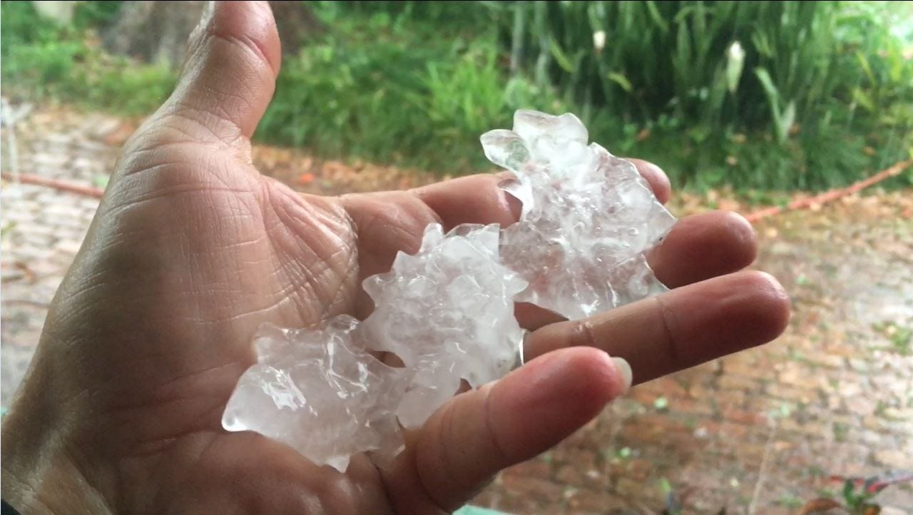 Oh hail no! How rare were Thursday's hail storms across Central Florida?