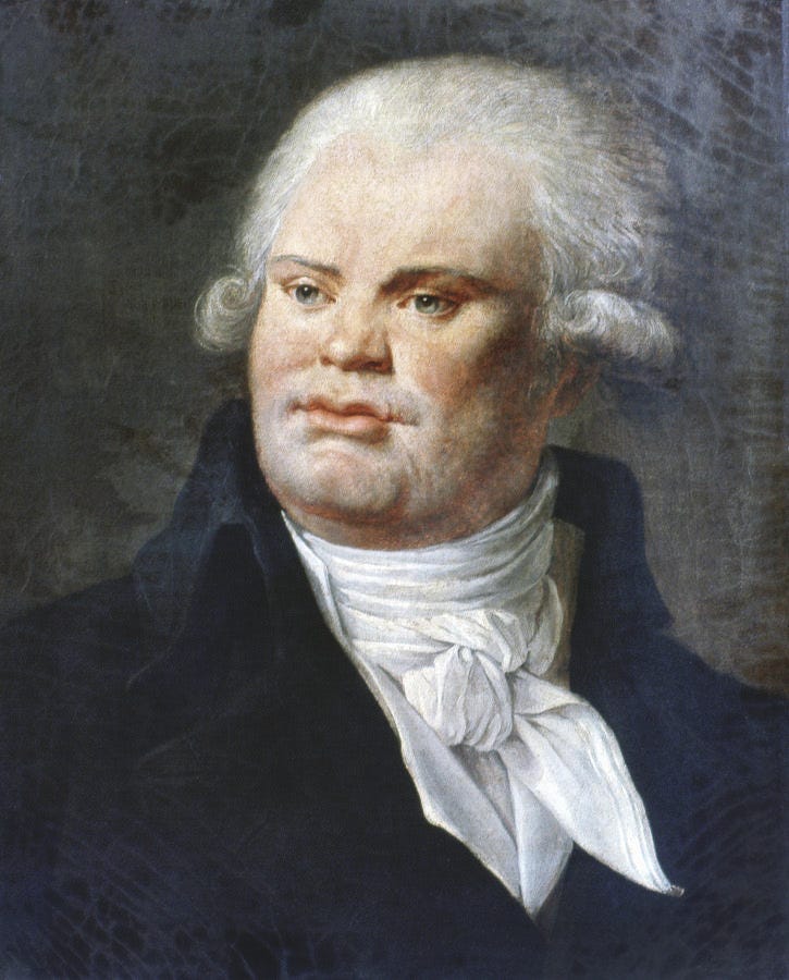 Georges-jacques Danton (1759-1794) Painting by Granger