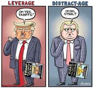 Trump's latest steel tariffs divert attention from Ontario's pressing provincial issues, urging voters and leaders to refocus on local priorities like healthcare, education, and affordability.