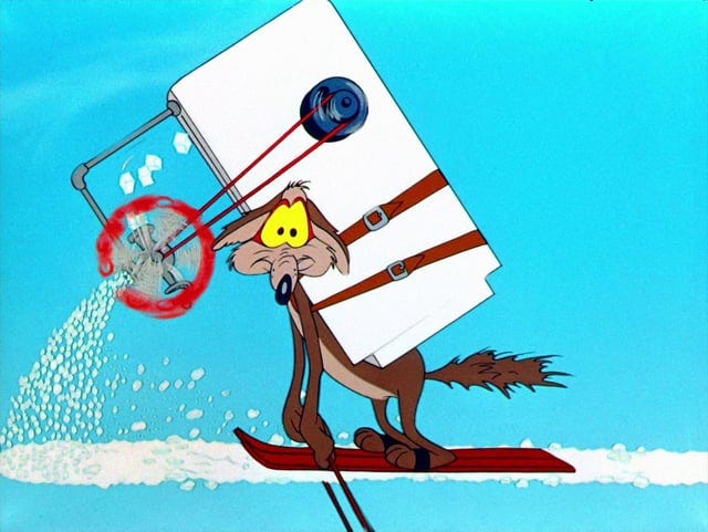 Sometimes I really identify with Wile E. Coyote. : r/skiing