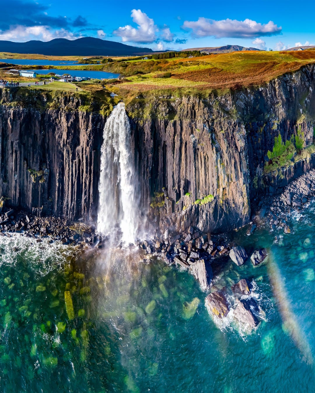 May be an image of nature and waterfall