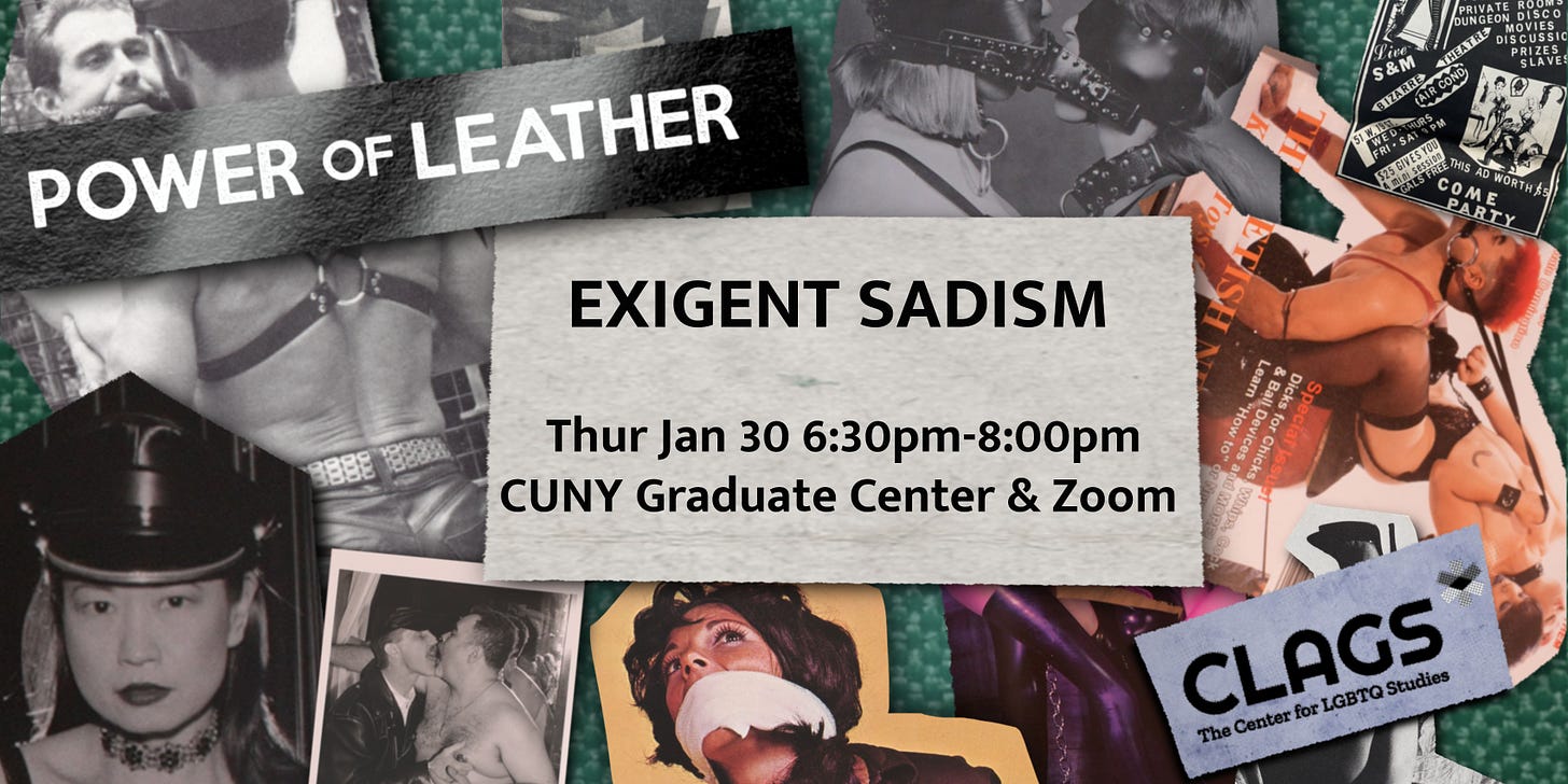 Power of Leather: Exigent Sadism