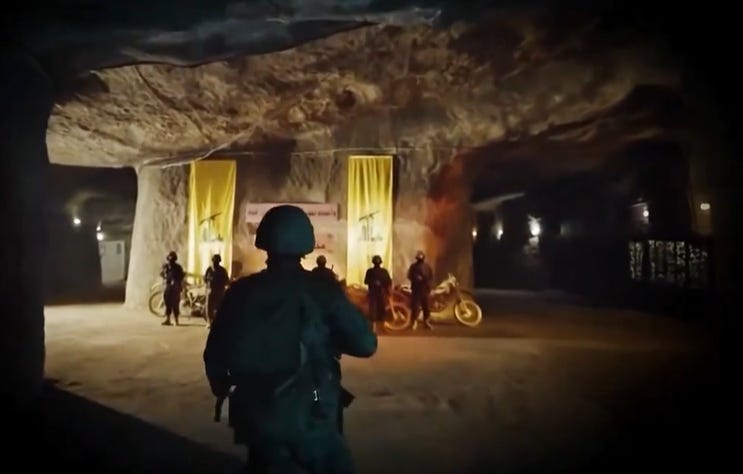 Hezbollah has revealed a terrifying underground bunker in a chilling threat to Israel