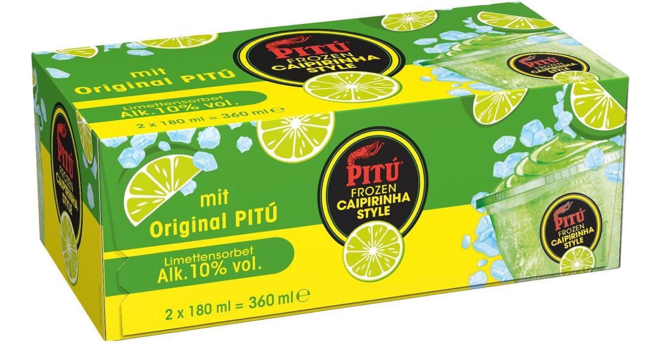 PITÚ CAIPIRINHA LIMETTENSORBET (Germany)