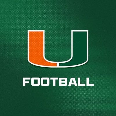 Miami Hurricanes Football (@CanesFootball) / X