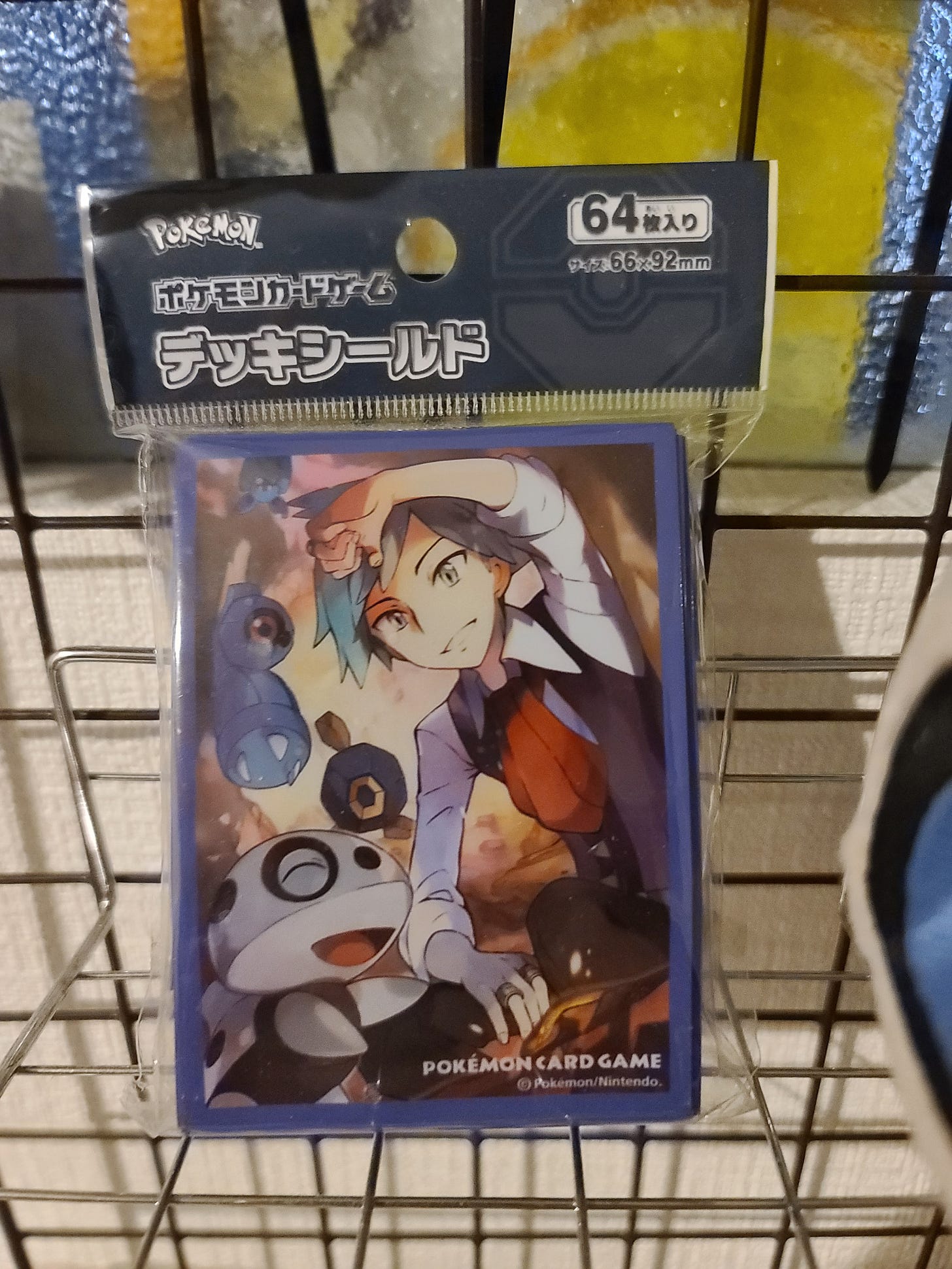 One of SteC’s favourite items from his collection is these Pokémon TCG sleeves, featuring Steven Stone and the happiest Aron you have ever witnessed! One of SteC’s favourite items from his collection is these Pokémon TCG sleeves, featuring Steven Stone and the happiest Aron you have ever witnessed!