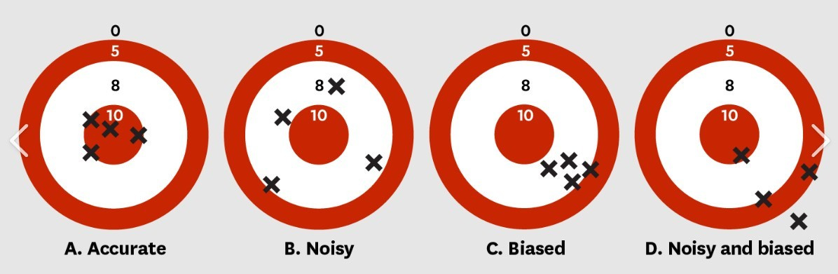 Bias and Noise in Integrity Management