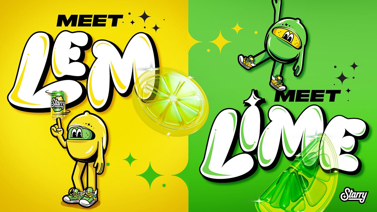 Starry on X: "to clarify, Lem is a lemon thats green like a lime beneath a  yellow lemon suit. Lime is a lime with a yellow lemon inside a green suit  hope