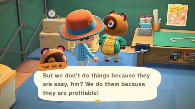 TOM NOOK IS A GOD DAMN SLUM LORD : r/AnimalCrossing